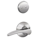 Schlage F94MNH625RH polished chrome dummy interior pack