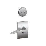 Schlage F94MNH626CENLH satin chrome dummy interior pack
