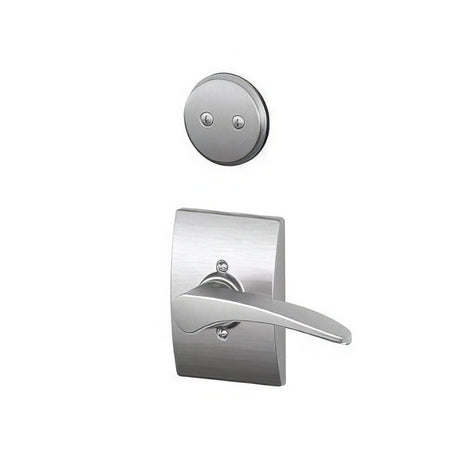 Schlage F94MNH626CENRH satin chrome dummy interior pack