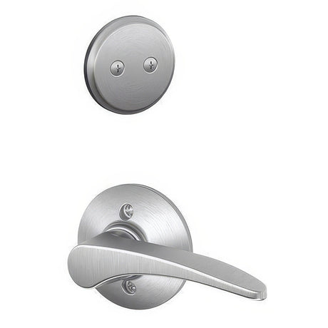 Schlage F94MNH626LH satin chrome dummy interior pack