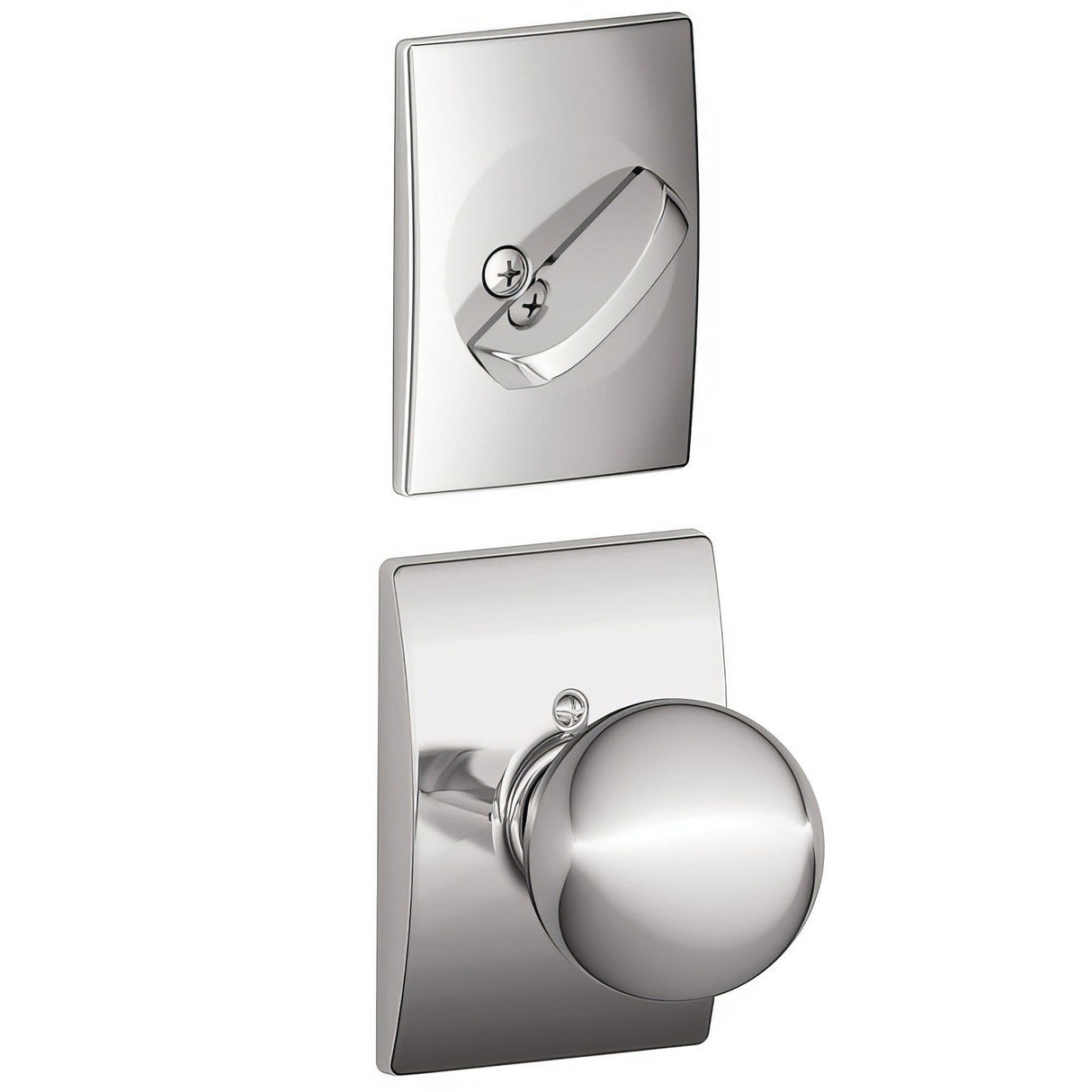 Schlage F94ORB625CEN bright chrome dummy interior pack