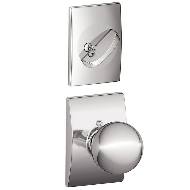 Schlage F94ORB625CEN bright chrome dummy interior pack