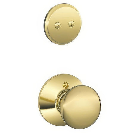 Schlage F94PLY605 polished brass dummy interior pack