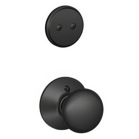 Schlage F94PLY622 matte black dummy interior pack