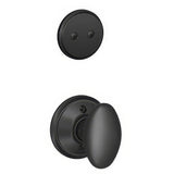 Schlage F94SIE622 matte black dummy interior pack