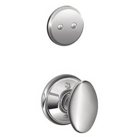 Schlage F94SIE625 polished chrome dummy interior pack