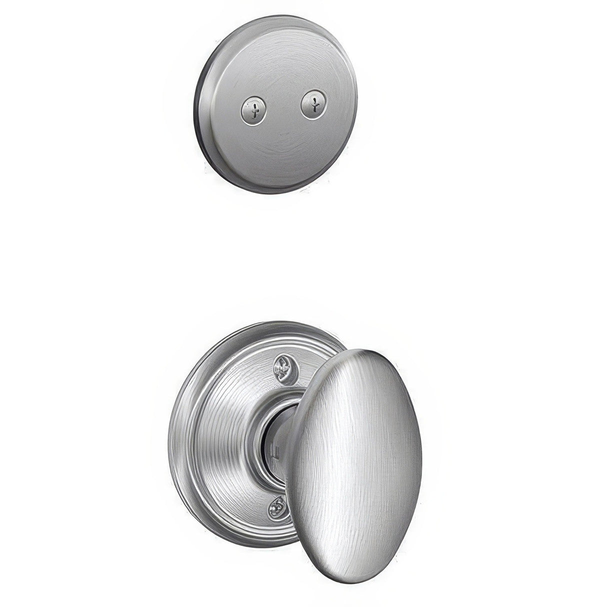 Schlage F94SIE626 satin chrome dummy interior pack