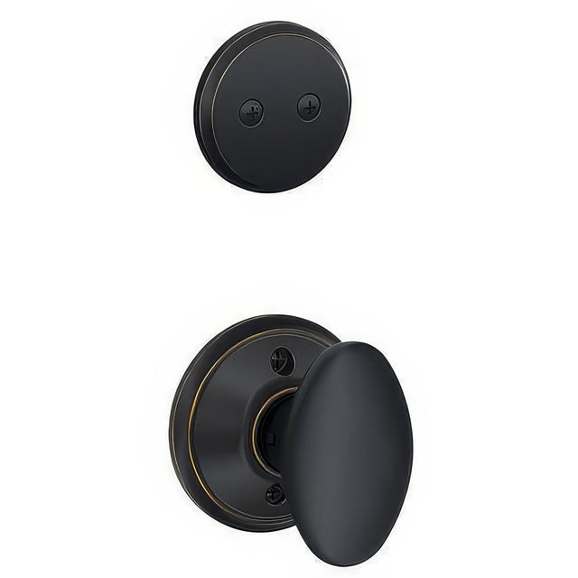 Schlage F94SIE716 aged bronze dummy interior pack