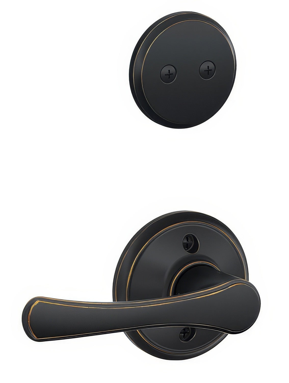 Schlage F94VLA716 aged bronze interior trim pack