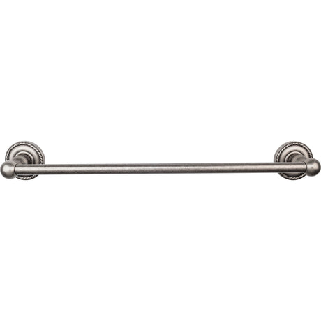 Top Knobs ED6APF TOP BATH (R) Edwardian Bath Single 20 1/2" Wall Mounted Towel Bar Antique Pewter