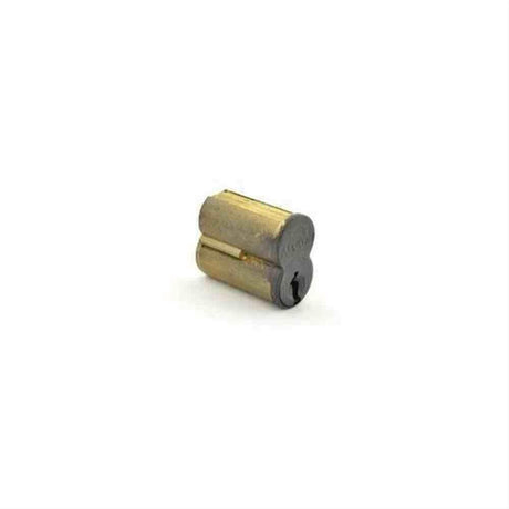 Falcon C606CCA 6 Pin Black Construction Small Format Interchangeable Core Satin Brass Finish