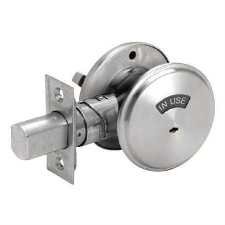 Falcon D271626 D27162 D200 Series Occupancy Indicator One Sided Deadbolt Satin Chrome
