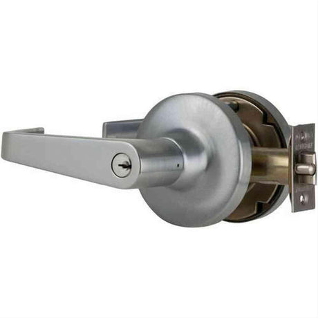 Falcon T501PDAN626 T Series Dane Keyed Entry Door Lever Satin Chrome