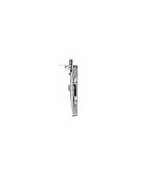 Ives FB3585 satin brass blackened flush bolt