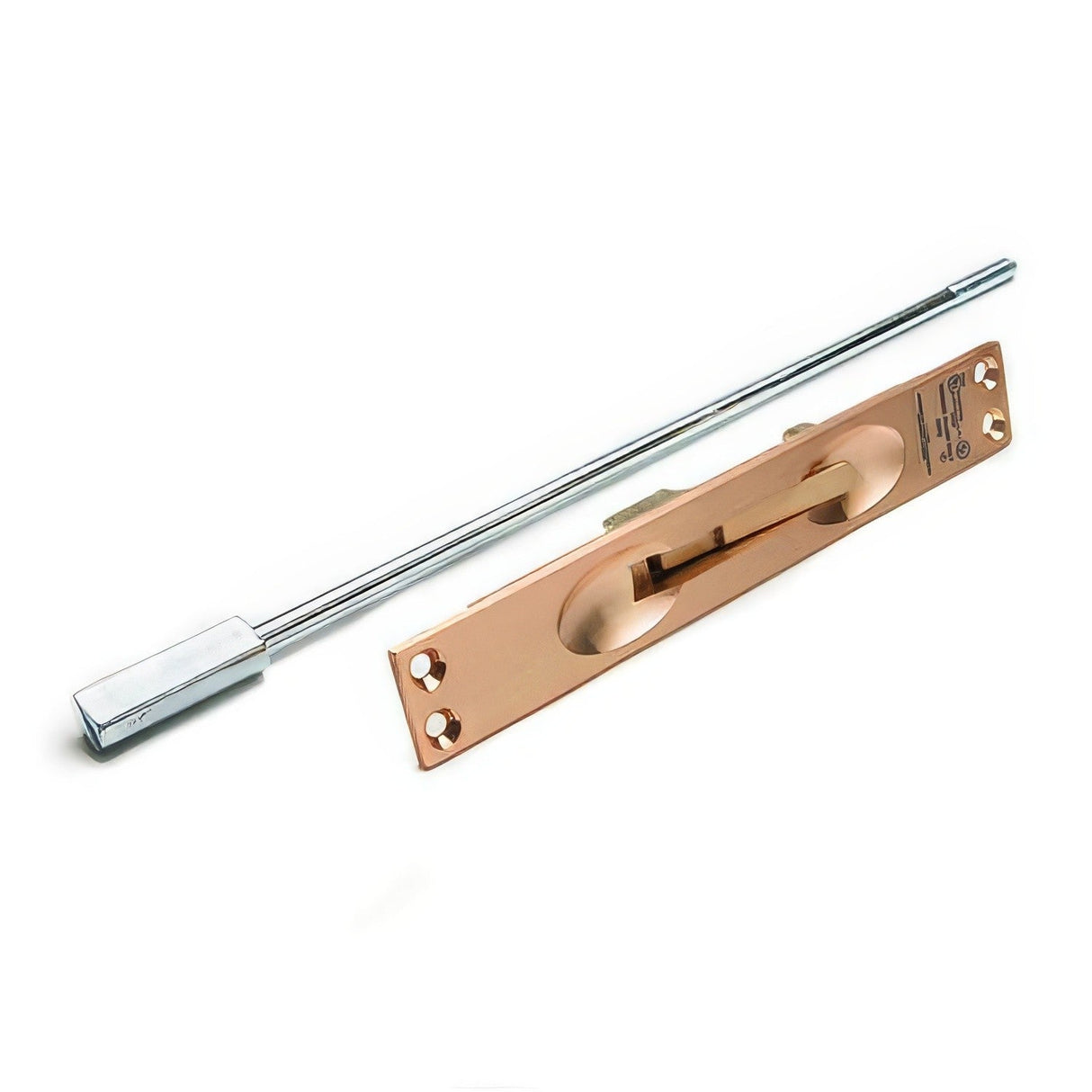 Ives FB45810 satin bronze manual flush bolt