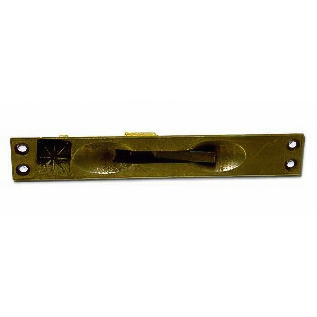 Ives FB4584 satin brass manual flush bolt