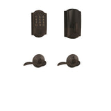 Schlage FBE489WBCCAM716ACC aged bronze touchscreen deadbolt