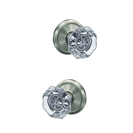 Schlage FC172ALX619ALD Schlage Custom Series dummy door knob in polished brass, additional view