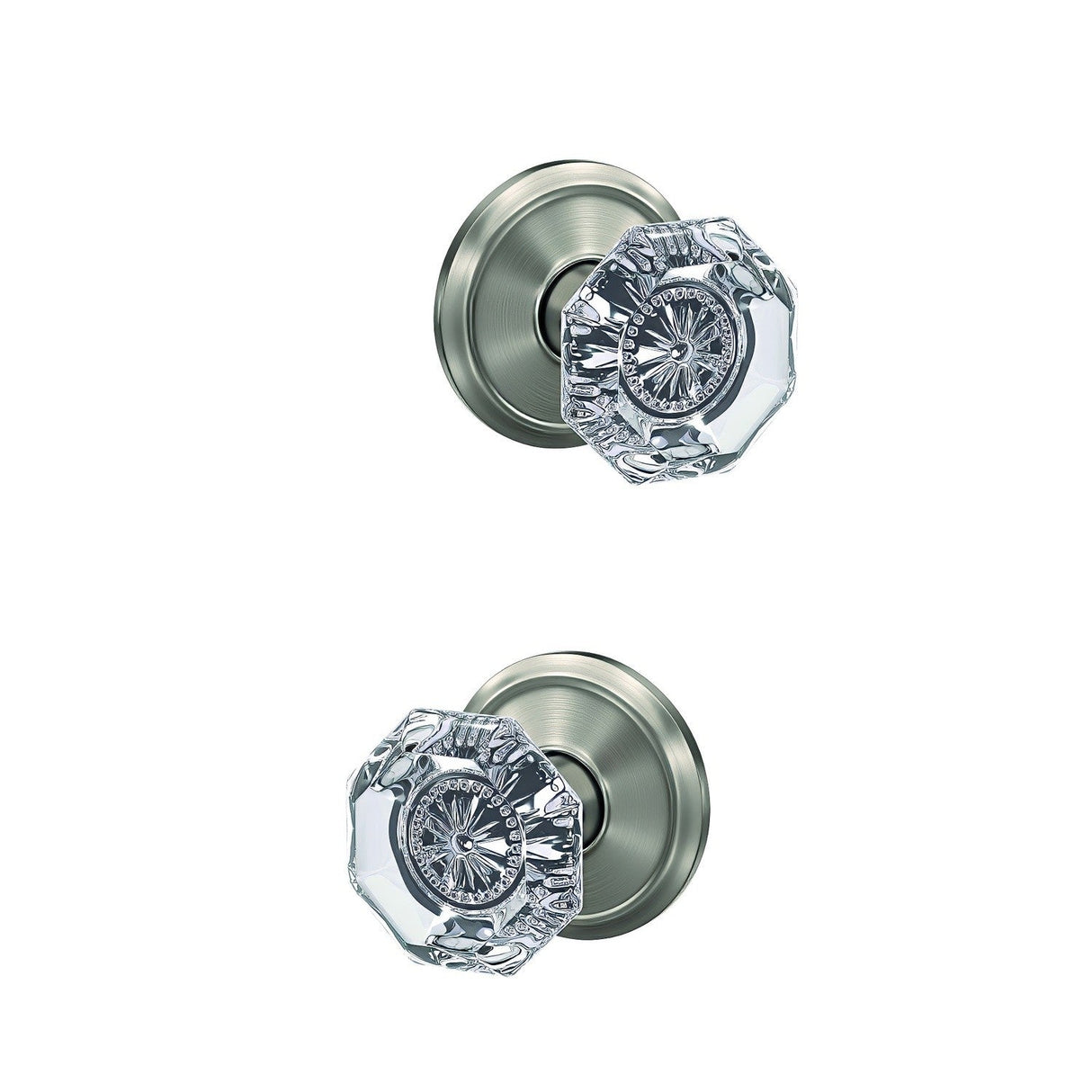 Schlage FC172ALX619ALD satin nickel dummy door knob
