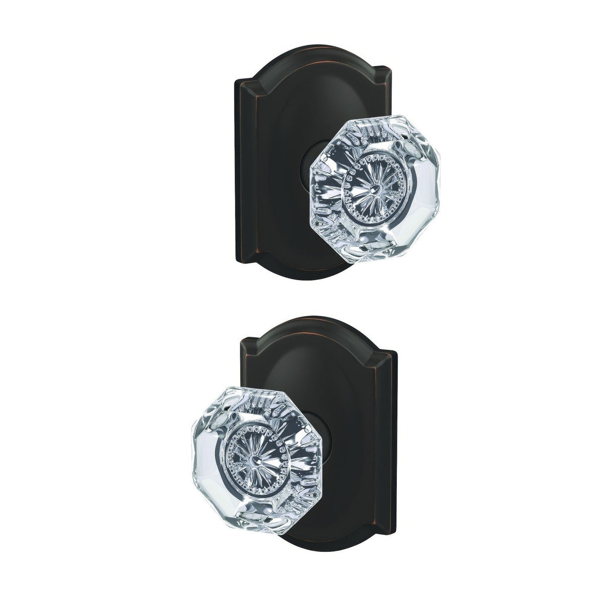 Schlage FC172ALX716CAM aged bronze dummy door knob