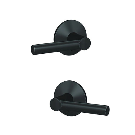 Schlage FC172BRW622KIN matte black dummy door knob