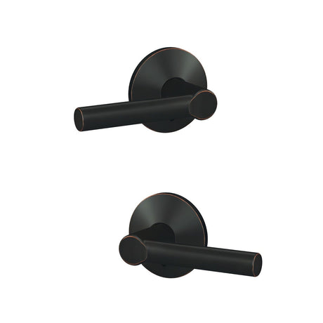 Schlage FC172BRW716KIN aged bronze dummy door knob