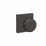 Schlage FC172BWE530COL black stainless dummy door knob