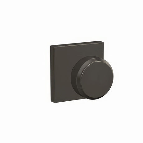 Schlage FC172BWE530COL black stainless dummy door knob