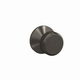 Schlage FC172BWE530KIN black stainless dummy door knob