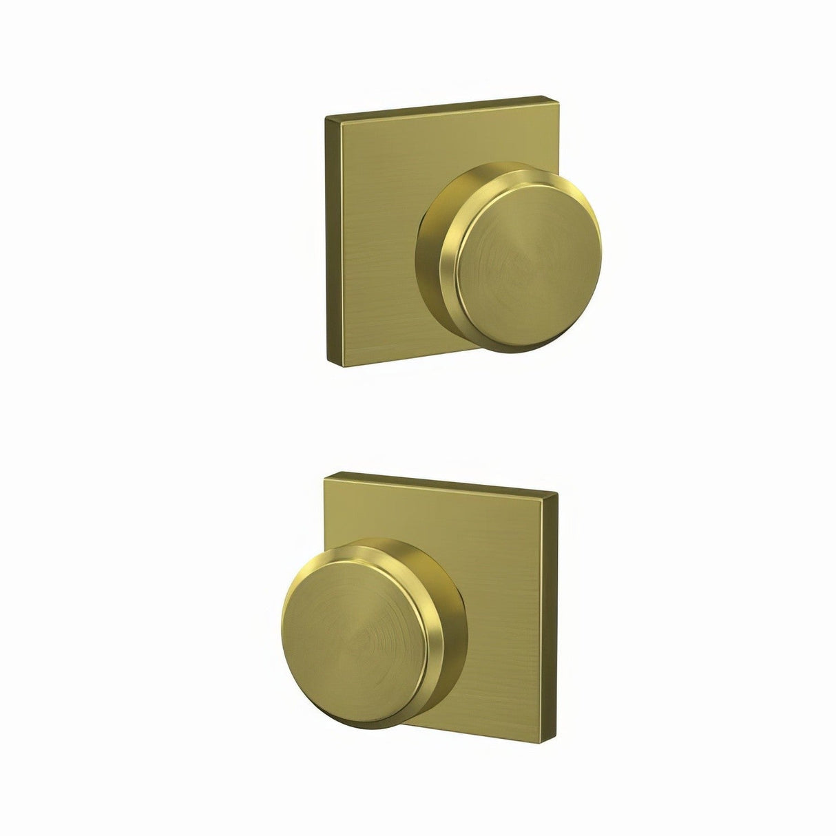 Schlage FC172BWE608COL satin brass dummy door knob