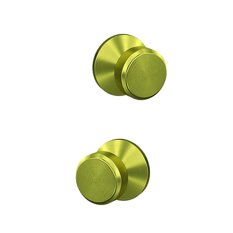 Schlage FC172BWE608KIN satin brass dummy door knob