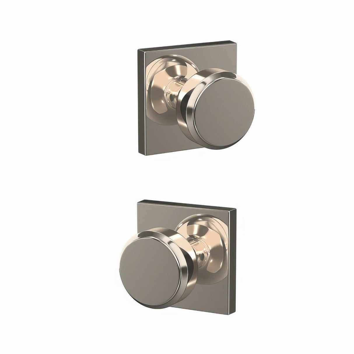 Schlage FC172BWE618COL bright nickel dummy door knob