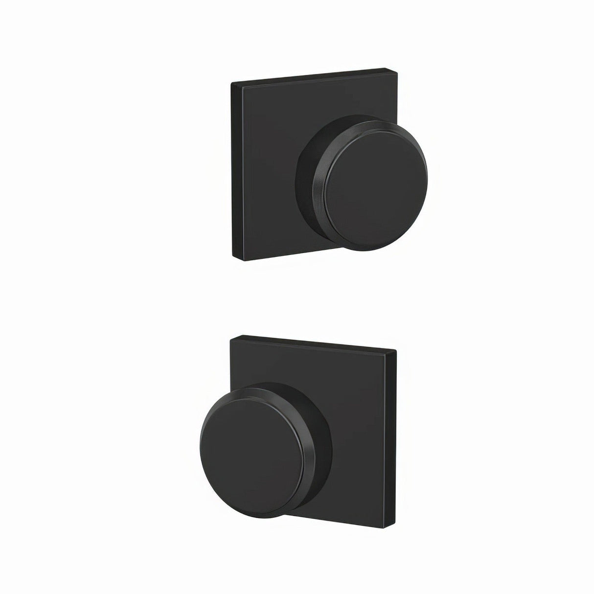 Schlage FC172BWE622COL matte black dummy door knob