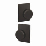 Schlage FC172BWE716CEN aged bronze dummy door knob