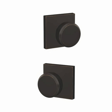 Schlage FC172BWE716COL aged bronze dummy door knob