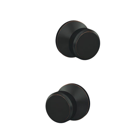 Schlage FC172BWE716KIN aged bronze dummy door knob