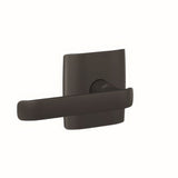 Schlage FC172CYB622DLT matte black dummy door lever
