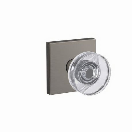 Schlage FC172DAW619COL satin nickel pair of dummy door knob