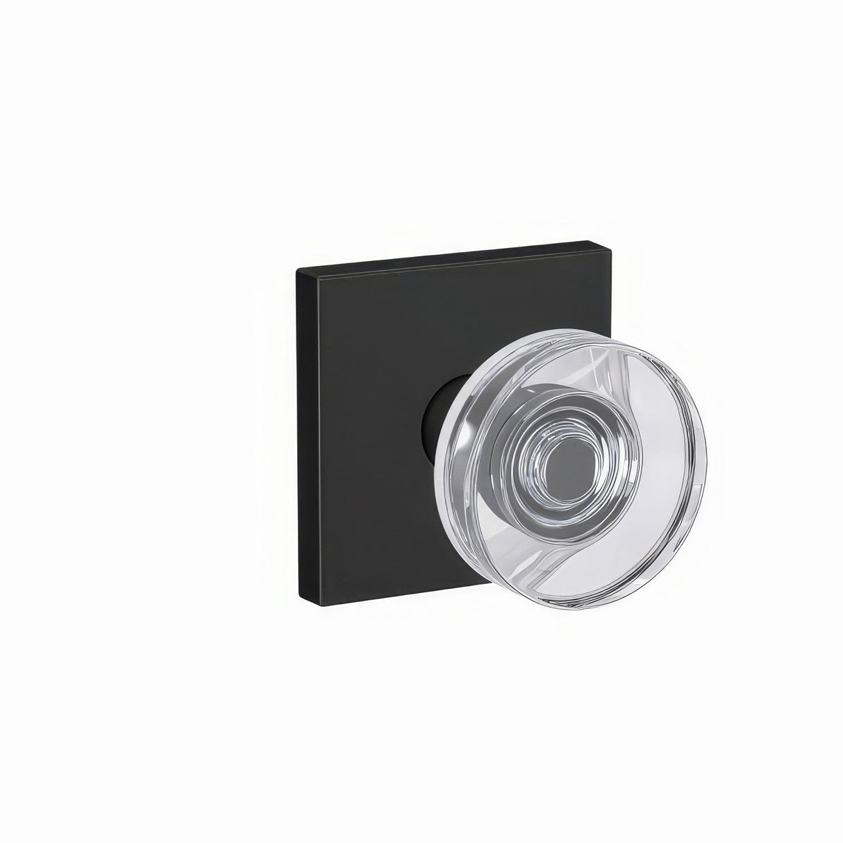 Schlage FC172DAW622COL matte black pair of dummy door knob