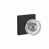 Schlage FC172DAW622COL matte black pair of dummy door knob