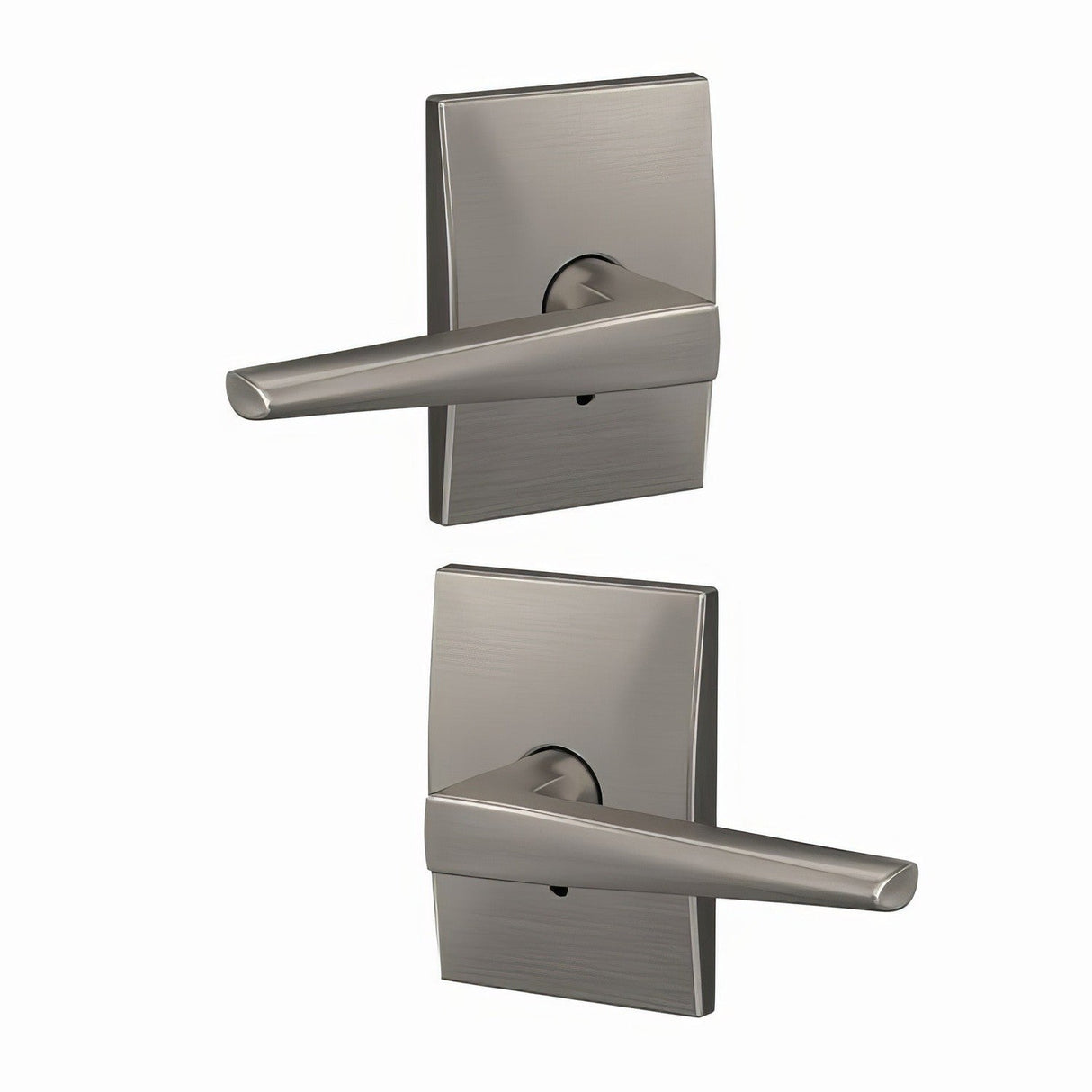 Schlage FC172ELR619CEN satin nickel dummy door lever