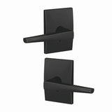 Schlage FC172ELR622CEN matte black dummy door lever