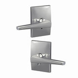 Schlage FC172ELR625CEN bright chrome dummy door lever