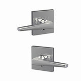 Schlage FC172ELR625COL bright chrome dummy door lever