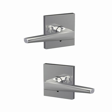 Schlage FC172ELR625COL bright chrome dummy door lever