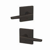 Schlage FC172ELR716COL aged bronze dummy door lever