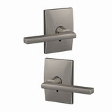 Schlage FC172LAT619CEN satin nickel dummy door lever