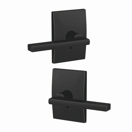Schlage FC172LAT622CEN matt black dummy door lever