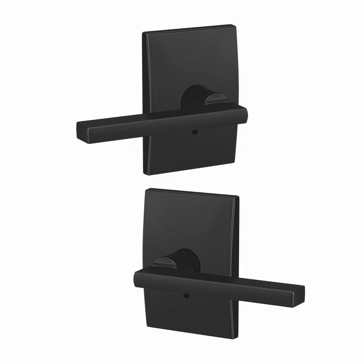 Schlage FC172LAT622CEN matt black dummy door lever