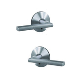 Schlage FC172LAT626KIN satin chrome pair of dummy door lever